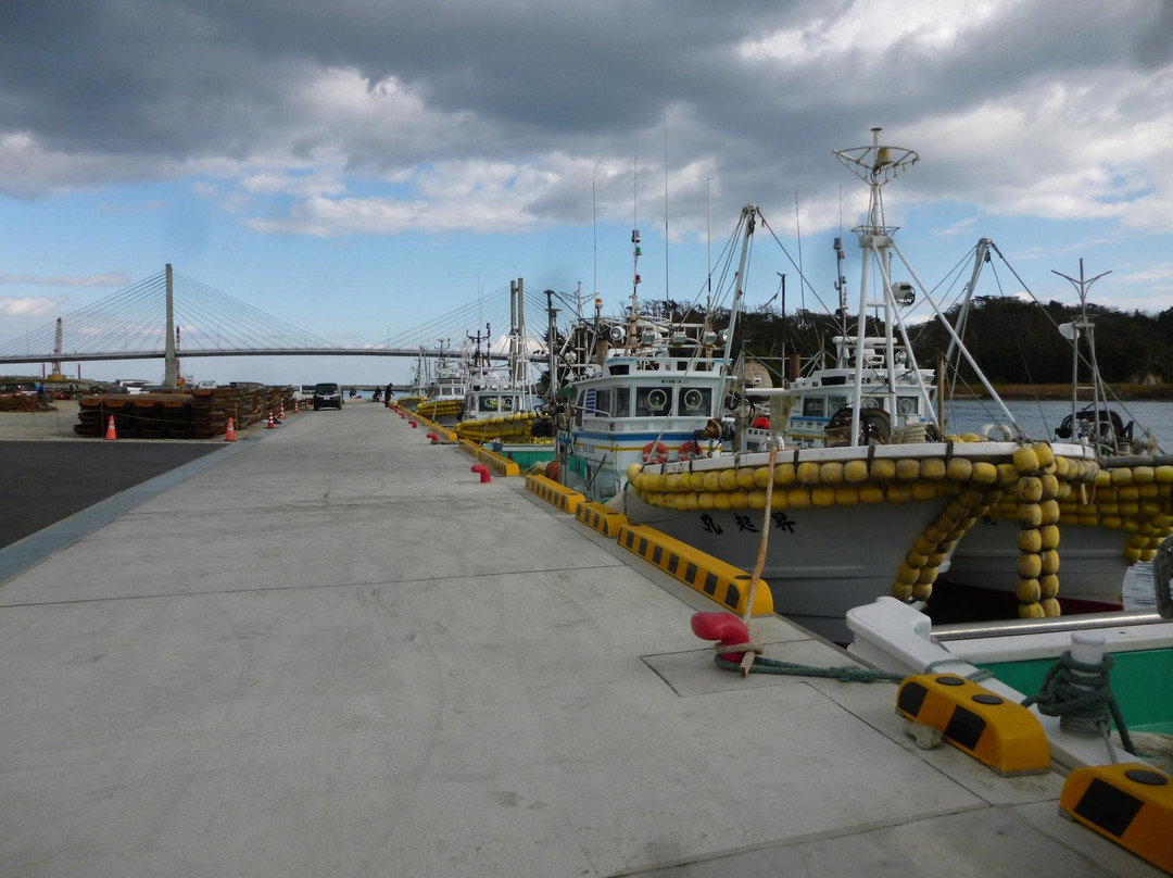 相马市旅游景点-Soma Bay Fishing Bridge