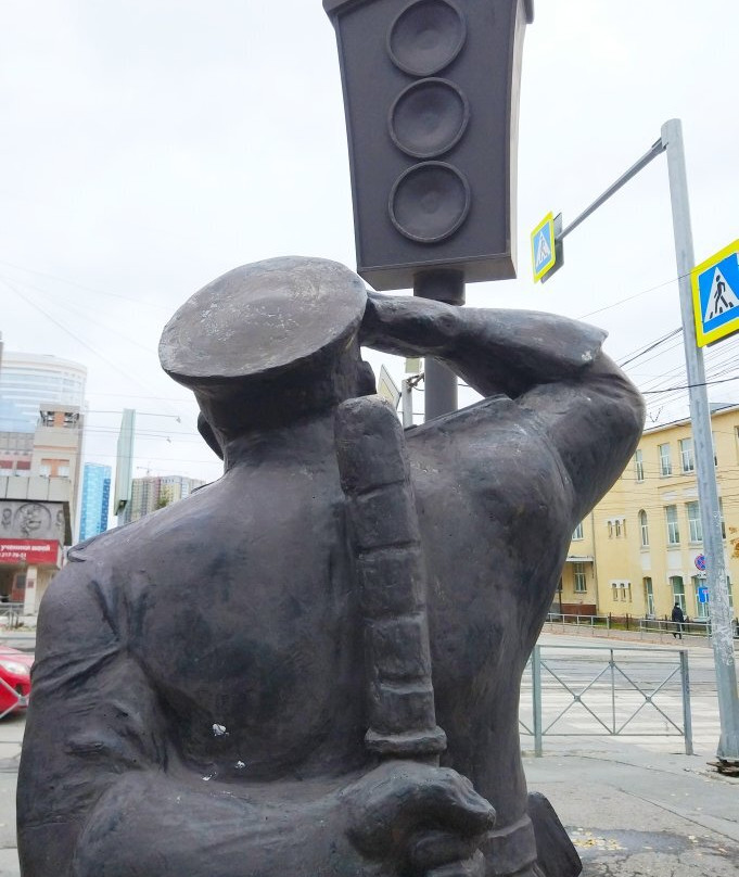 Traffic Lights Monument-新西伯利亚必去景点