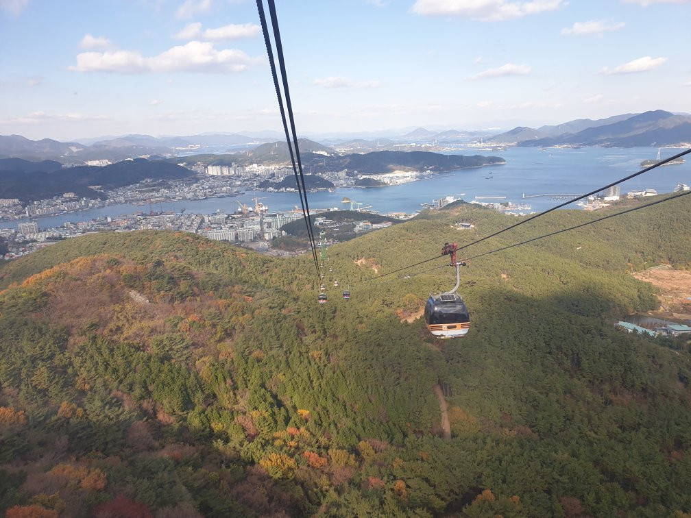 Hallyeo National Marine Park View Ropeway-统营市必去景点