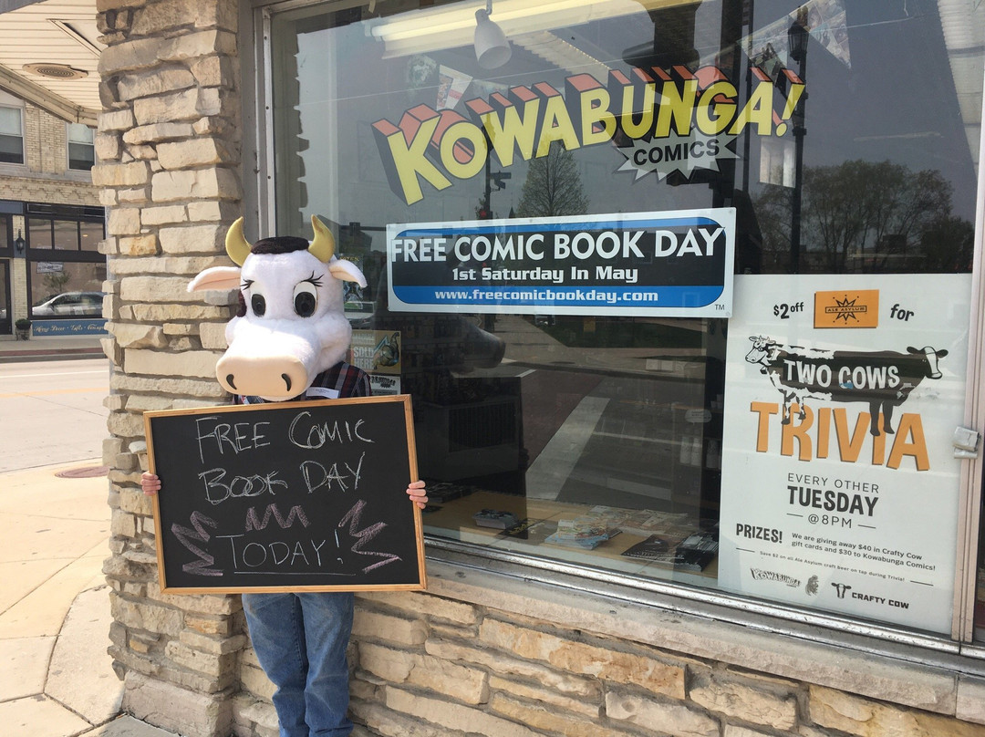 Ashippun旅游景点-Kowabunga Comics