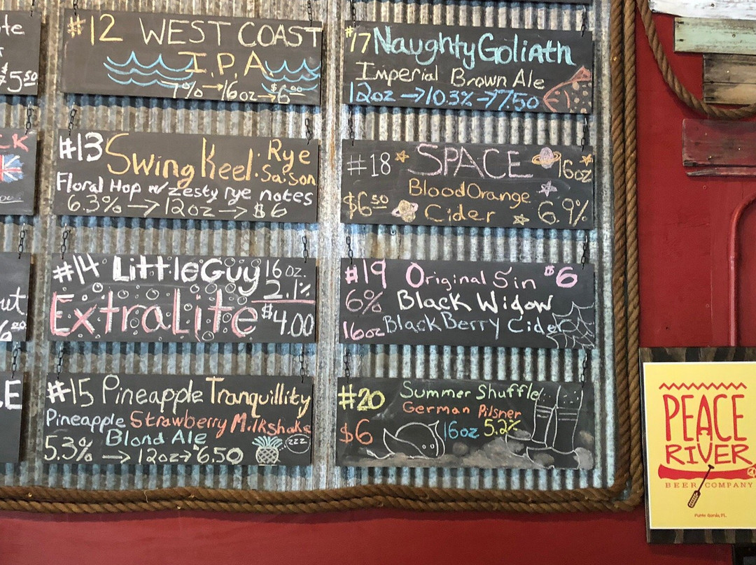 Peace River Beer Company-蓬塔戈尔达必去景点