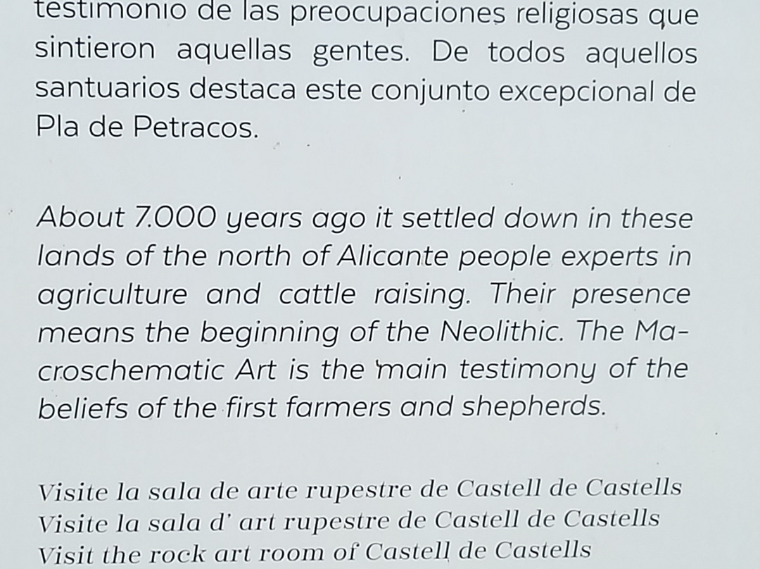 Pla de Petracos景点图片