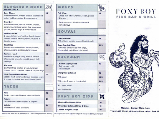 Pony Boy Fish Bar & Grill