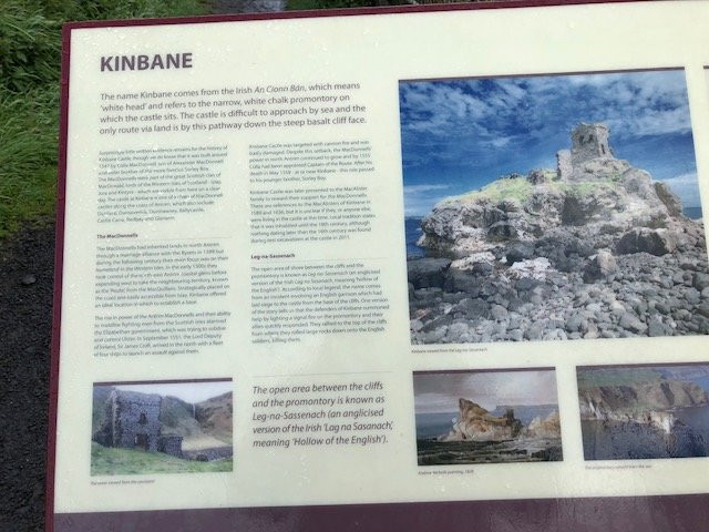 Kinbane Castle景点图片