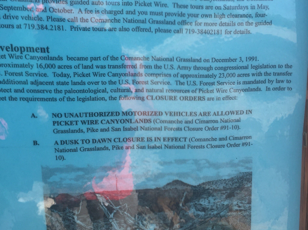 Picket Wire Canyonlands-La Junta必去景点
