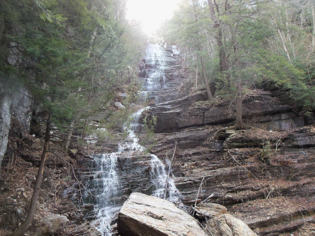 Lye Brook Falls-曼彻斯特必去景点