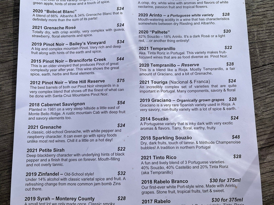 Santa Cruz Mountain Vineyard-圣克鲁斯必去景点