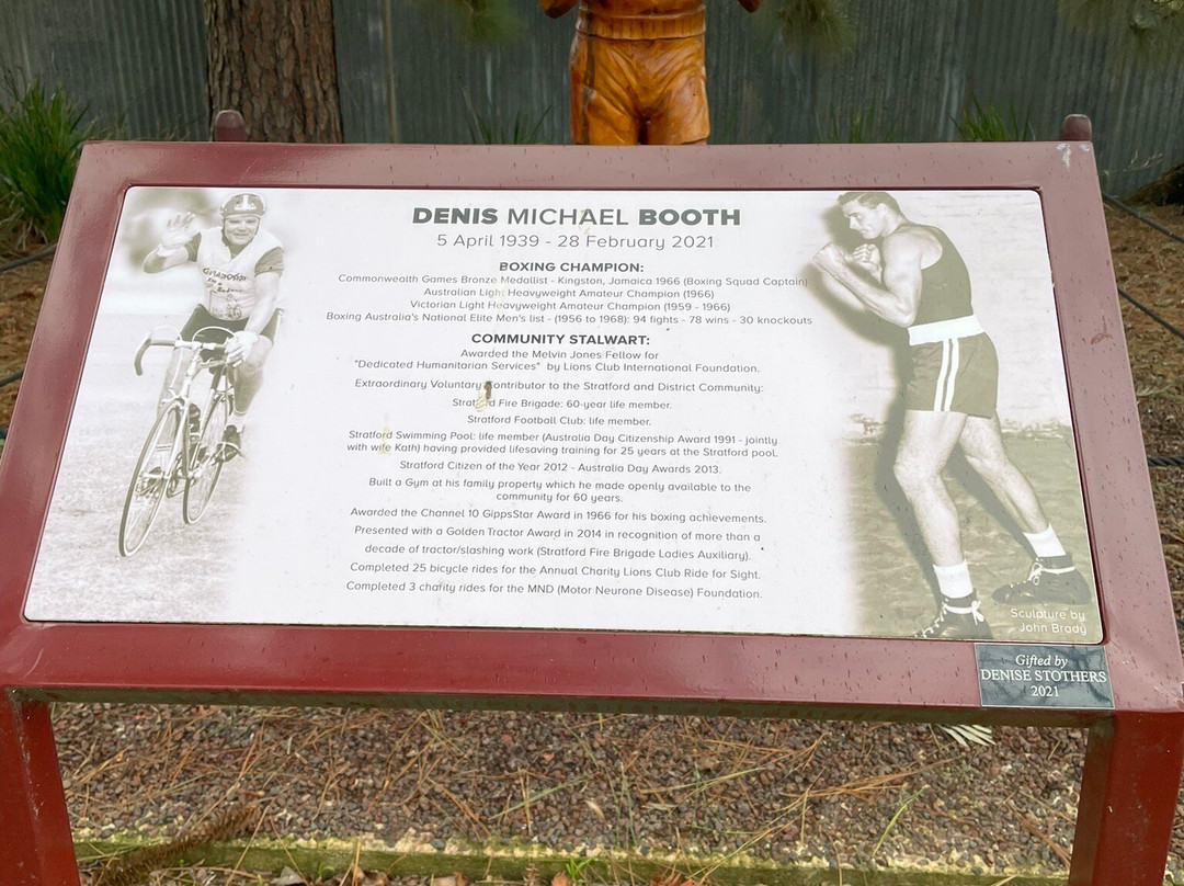 Denis Booth Statue-Stratford必去景点