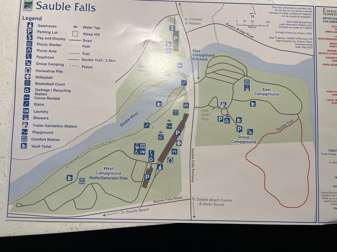 Sauble Falls Provincial Park景点图片
