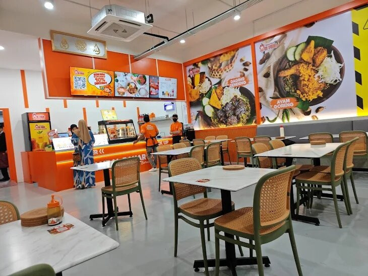 Sambal bakar on fire