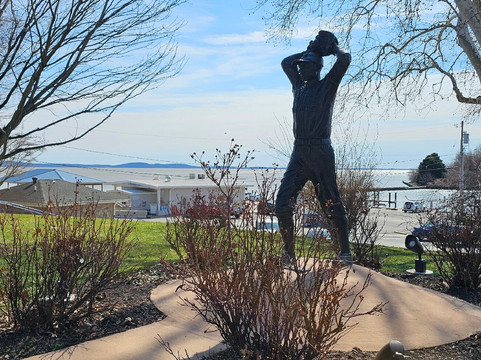 Ernest Burke Memorial Statue