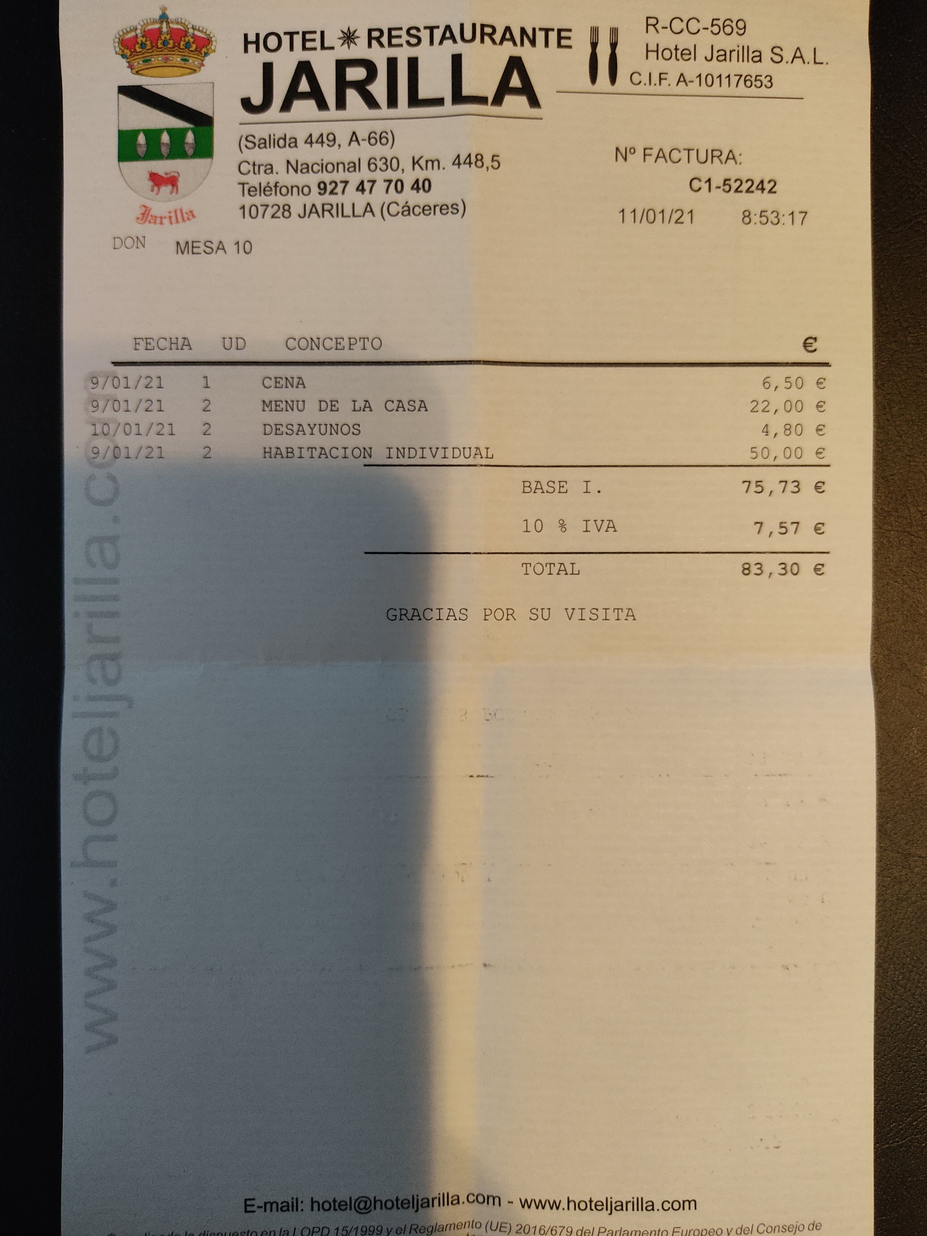 Hotel Restaurante Jarilla-官方