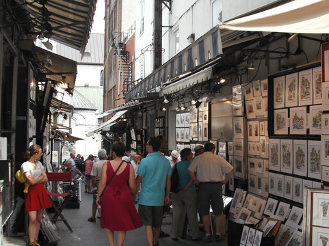 Rue du Tresor-魁北克市必去景点