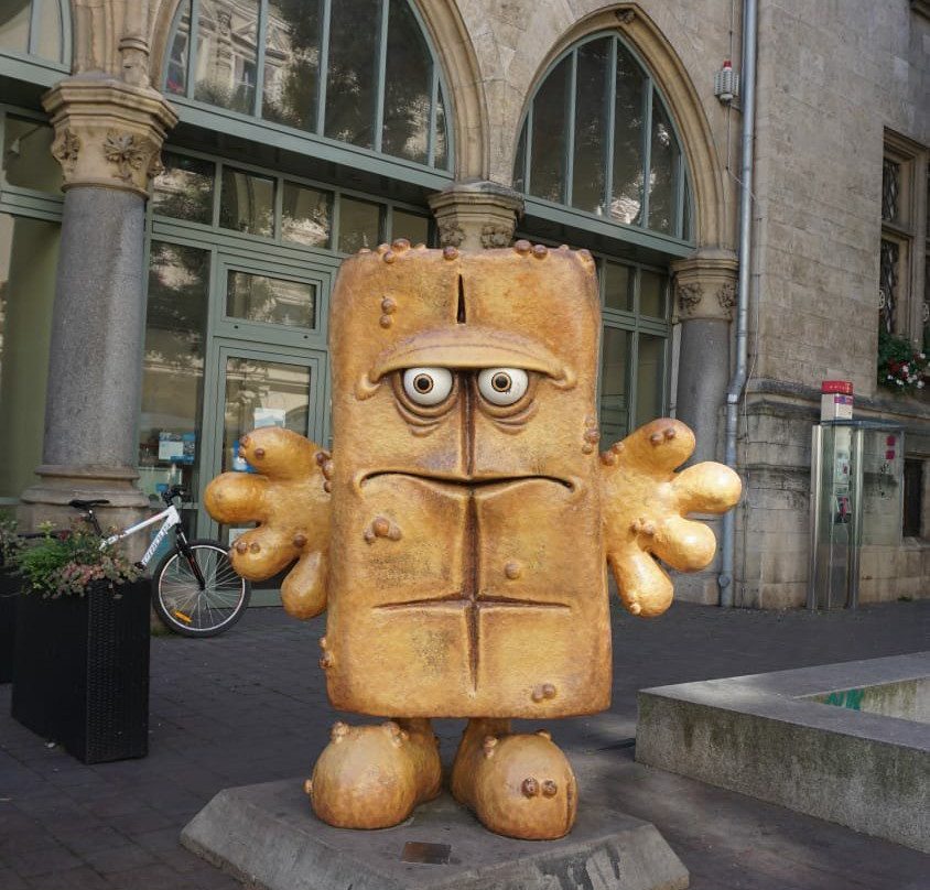 Skultur "Bernd das Brot"-爱尔福特必去景点