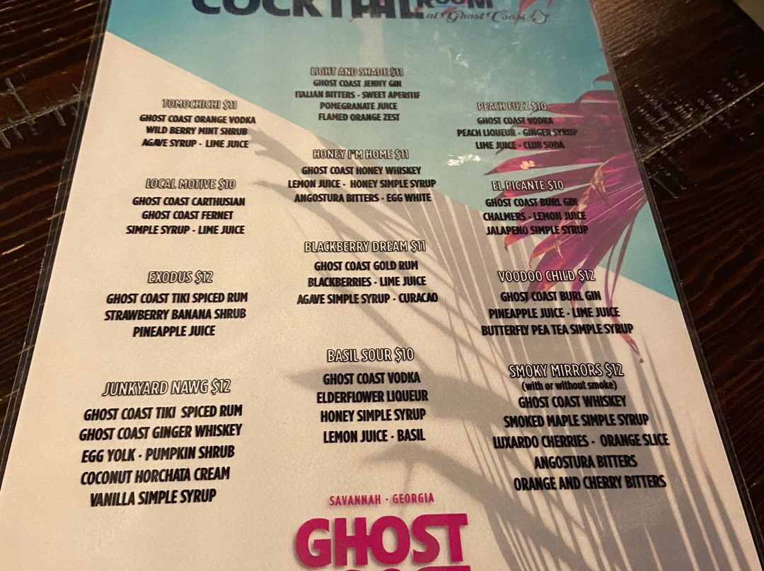 Ghost Coast Distillery-萨凡纳必去景点