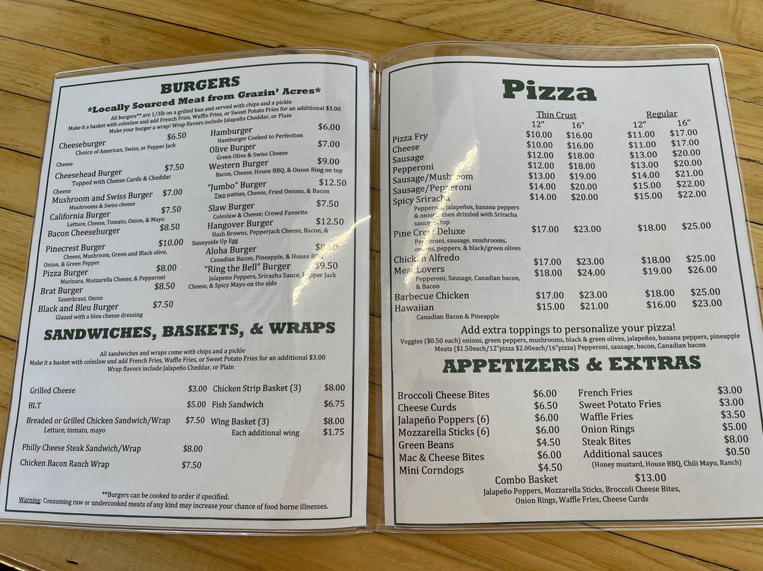 Pine Crest Bar And Restaurant