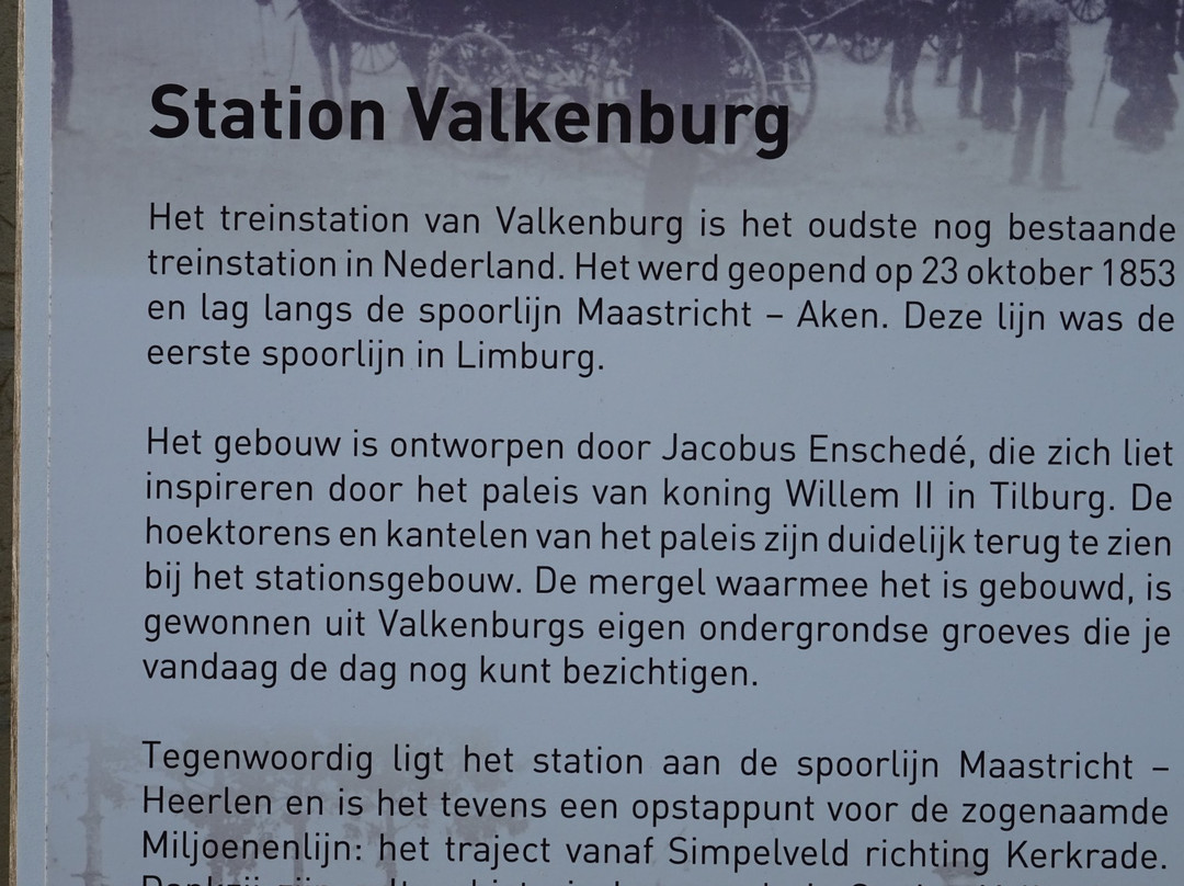 Rijksmonument Station Valkenburg uit 1853-法肯堡必去景点