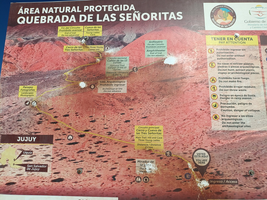 Quebrada de las Señoritas-Uquia必去景点