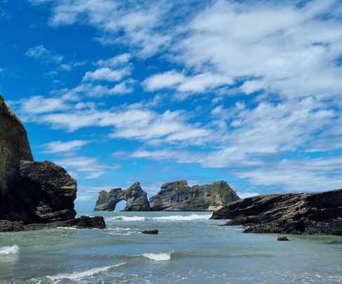 Wharariki Beach-Puponga必去景点