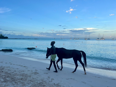Pebbles Beach-布里奇顿必去景点