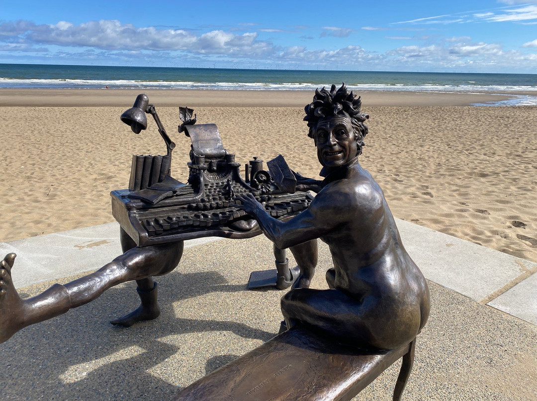A Python On The Prom: Terry Jones Statue