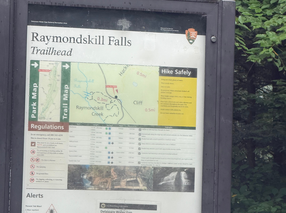 Raymondskill Falls-Milford必去景点