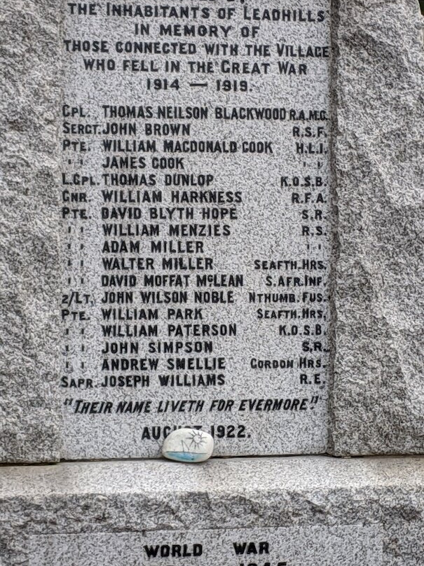 Leadhills War Memorial