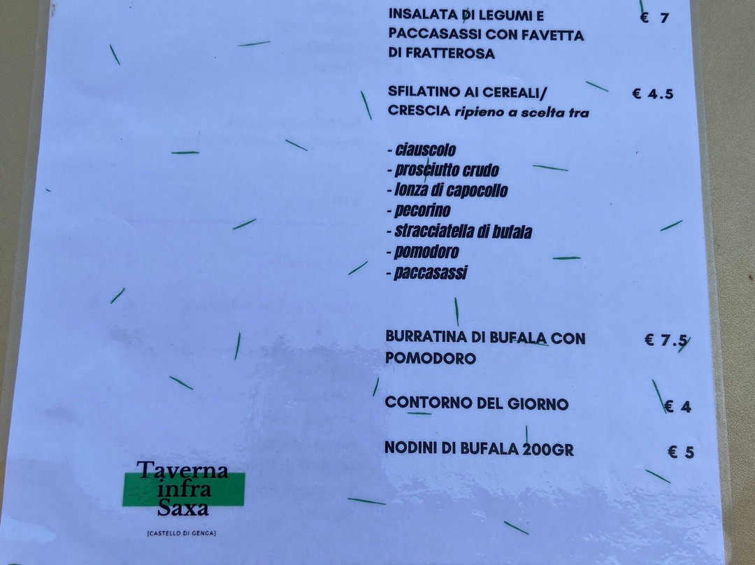 Taverna Infra Saxa