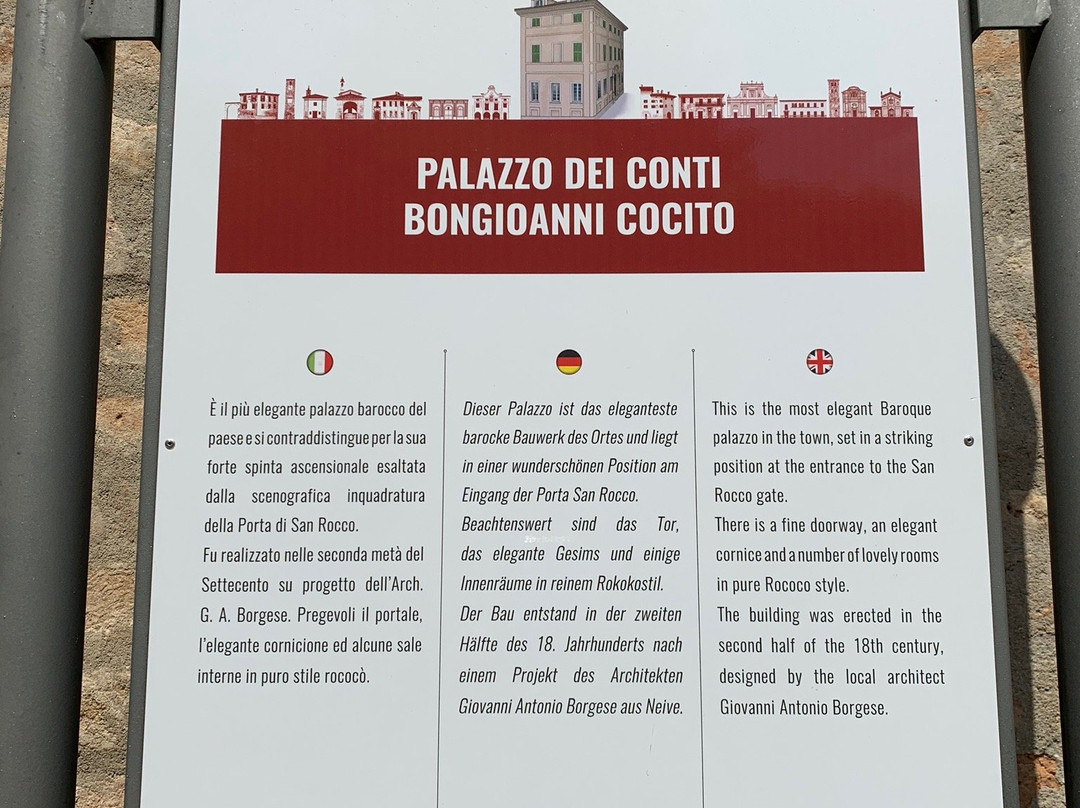 Palazzo dei Conti Bongioanni Cocito景点图片
