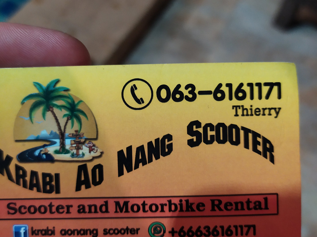 KRABI AO NANG Scooter-奥南必去景点