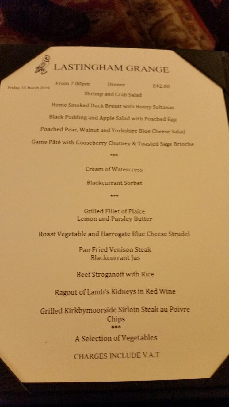 Lastingham Grange-餐饮