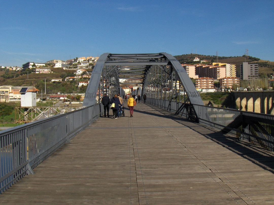 Ponte Pedonal Metalica de Peso da Regua景点图片