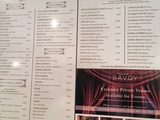 The Savoy Bar-利默里克必去景点