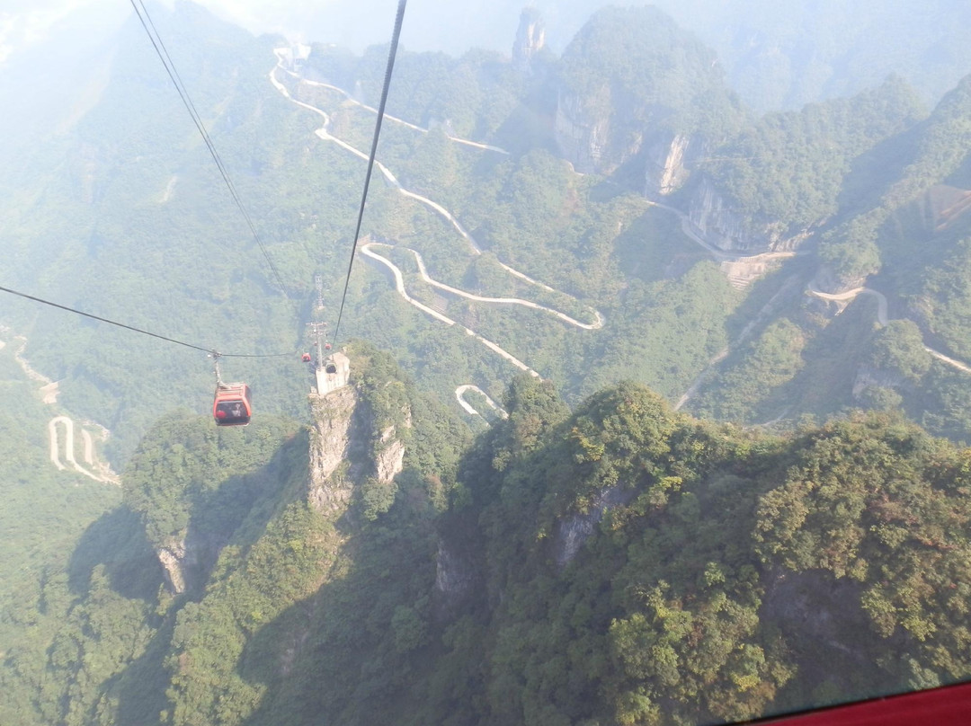 张家界天门山景点图片