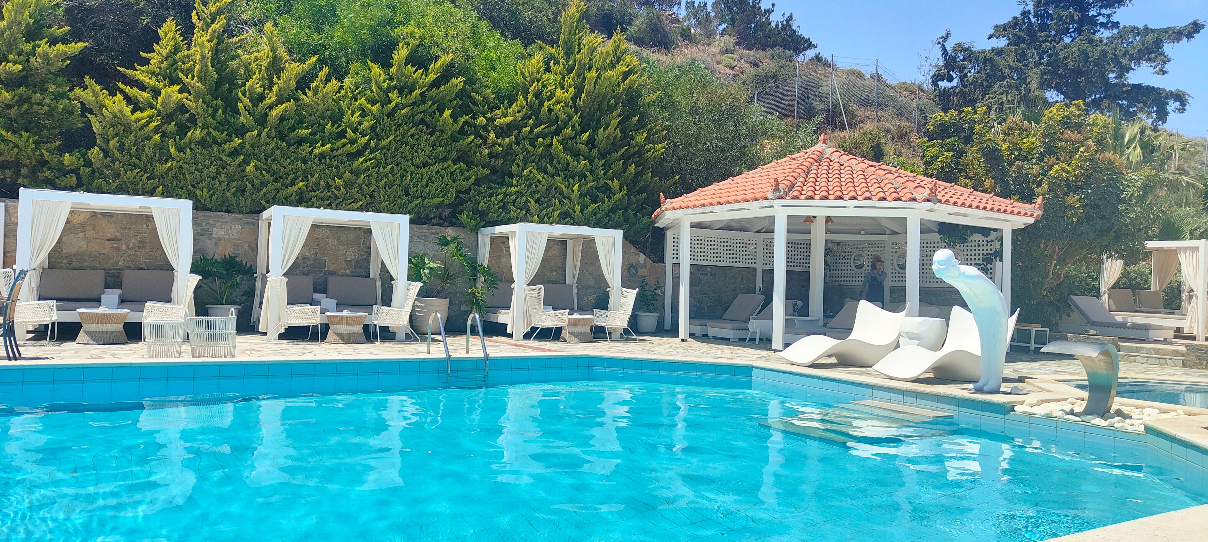 Happy Cretan Suites-泳池