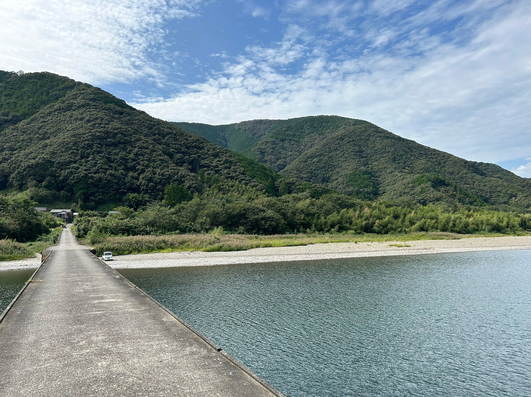 Takase Submersible Bridge-四万十市必去景点
