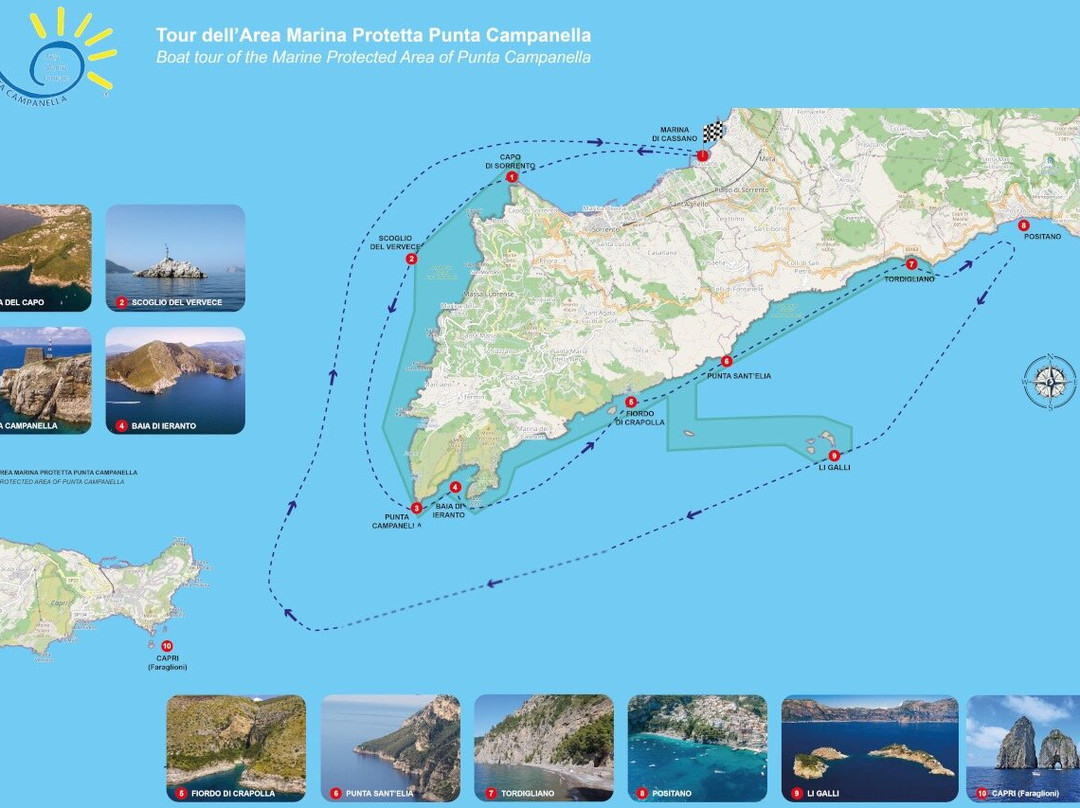 Visite guidate dell'Area Marina Protetta Punta Campanella-马萨卢布伦塞必去景点