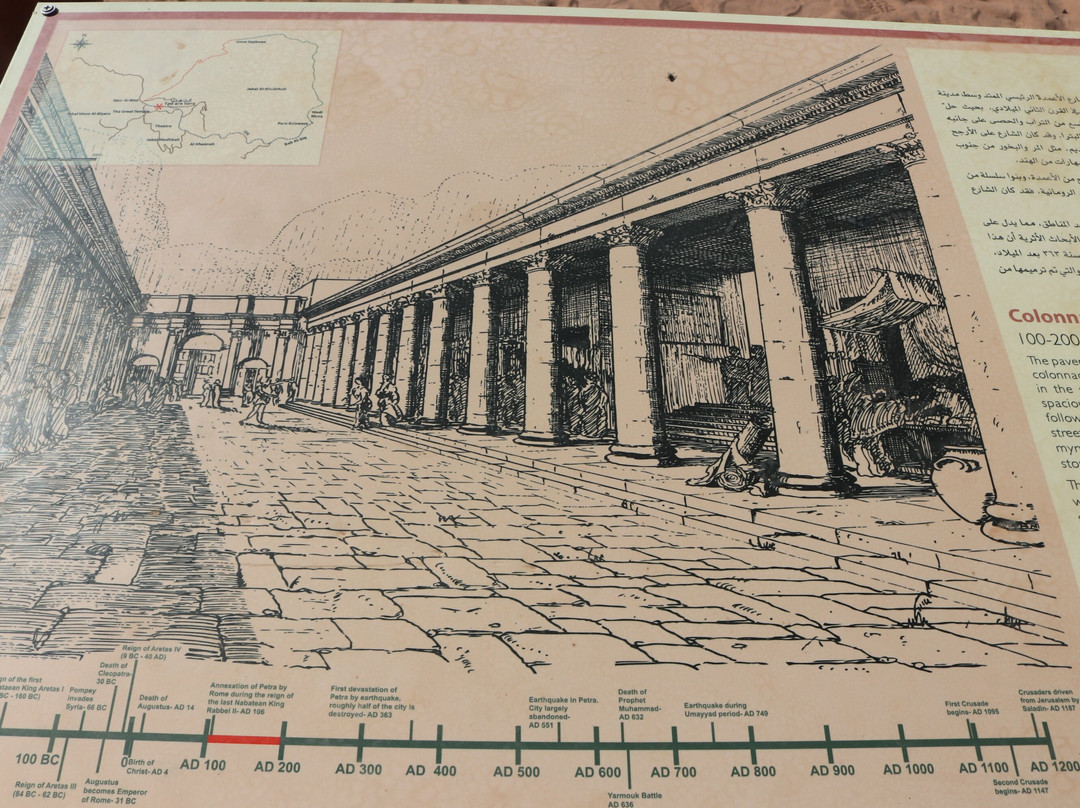 The Colonnaded Street-佩特拉必去景点