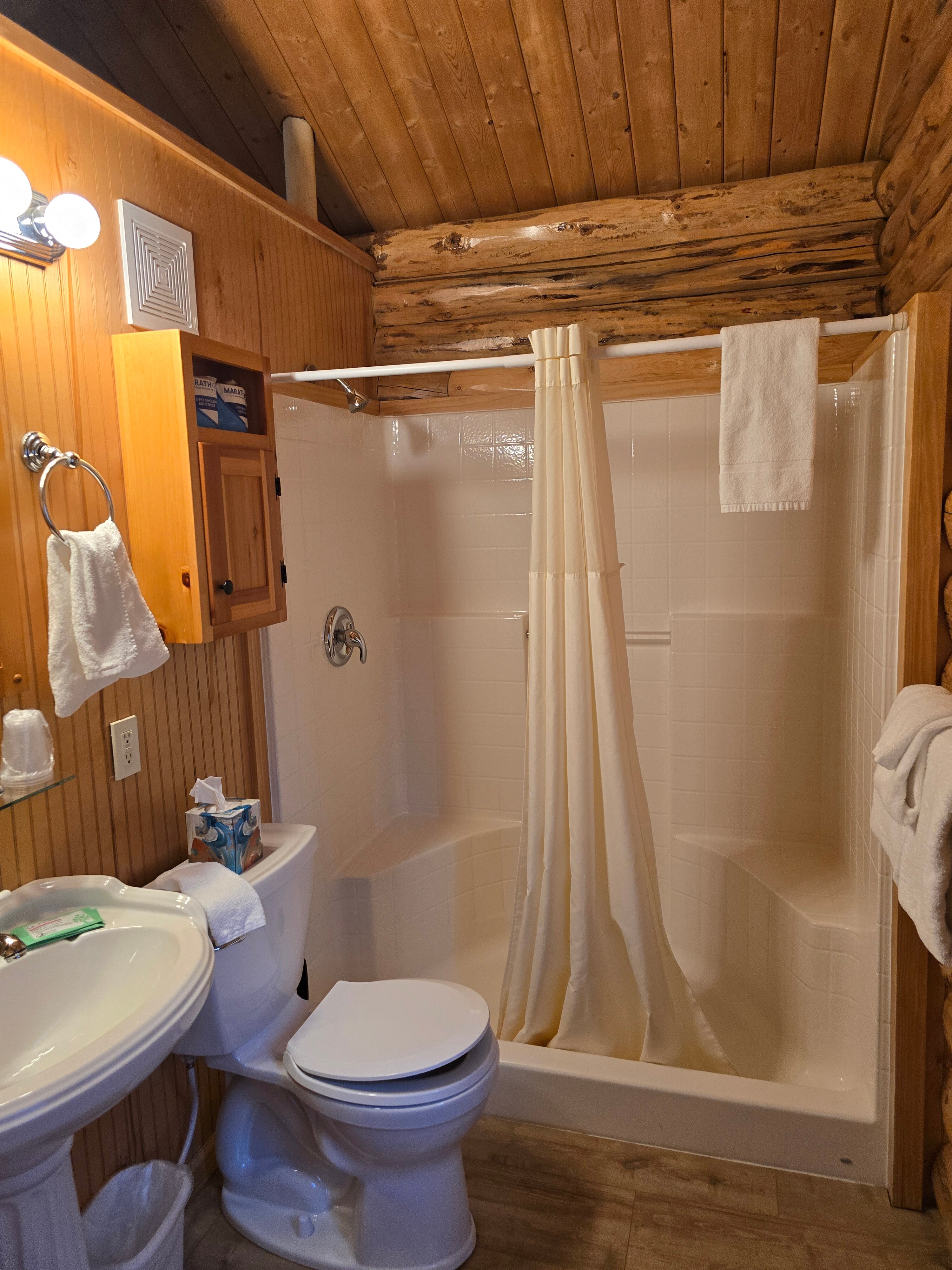 Silverwolf Log Chalet Resort-浴室