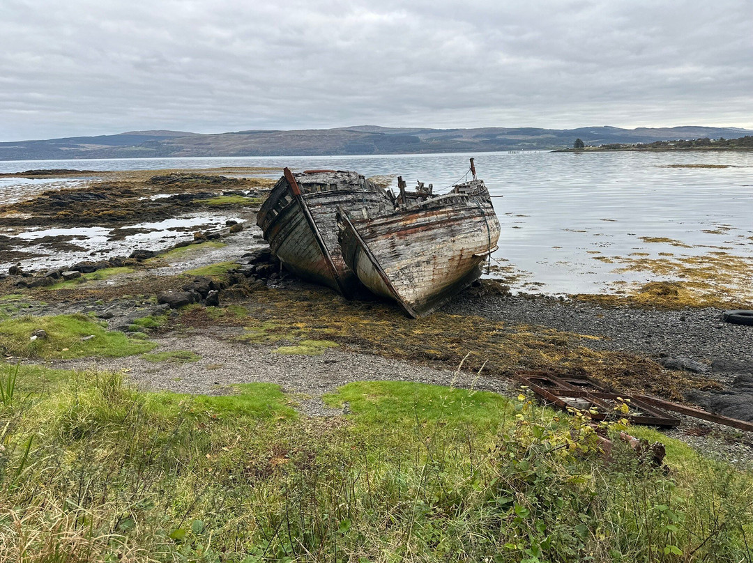 Ship Wreck at Salen Beach-Salen必去景点