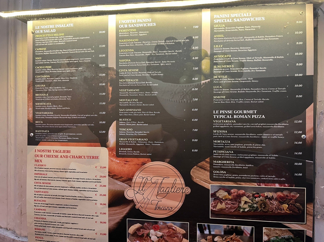 Il tagliere toscano prati