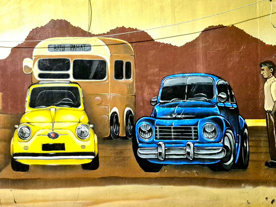 Graffiti Art Bandar Penggaram-峇株巴辖必去景点