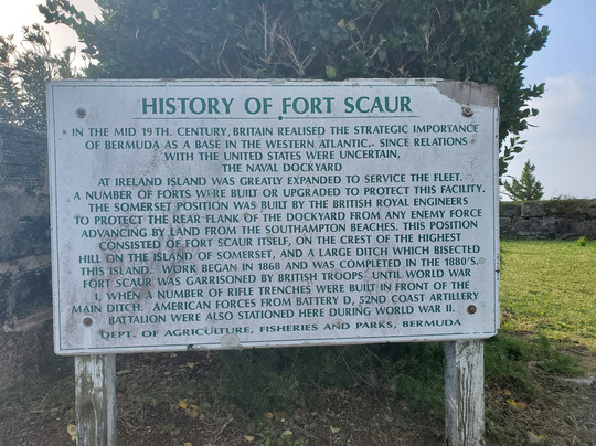 Scaur Hill Fort Park-Sandys Parish必去景点