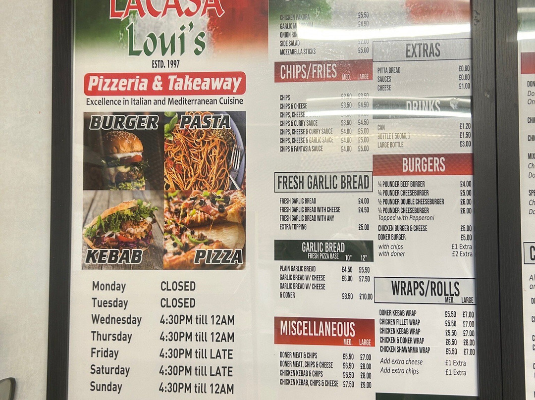 La Casa Pizzeria Takeway