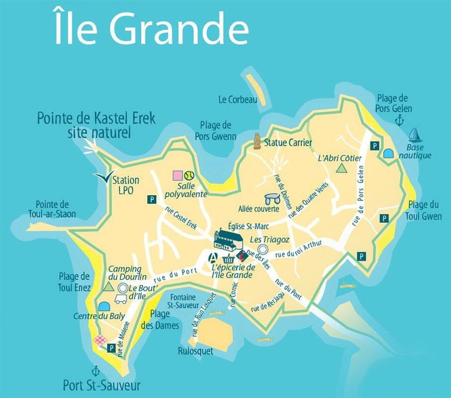 Île-Grande-Pleumeur Bodou必去景点