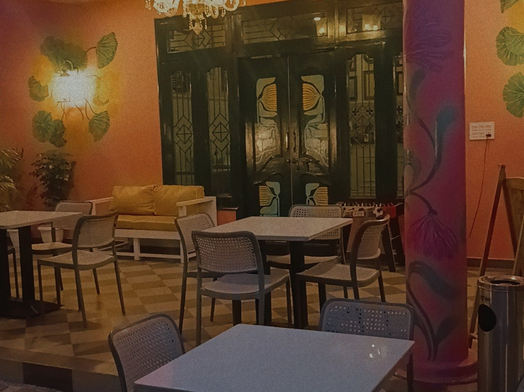 Behind Yellow Doors Diner