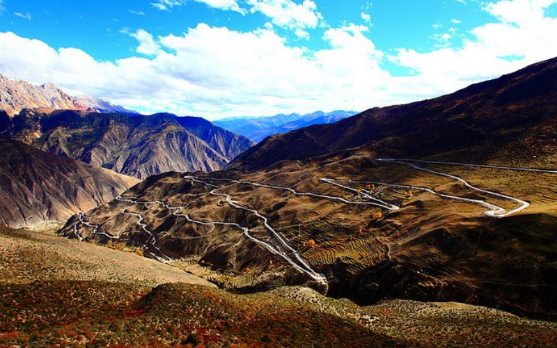 怒江山景点图片