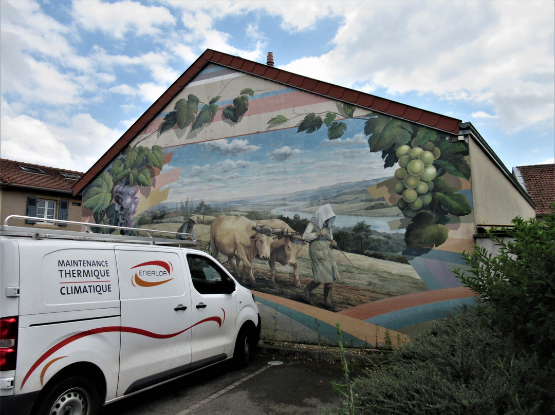 Fresque "Vigne et labour"