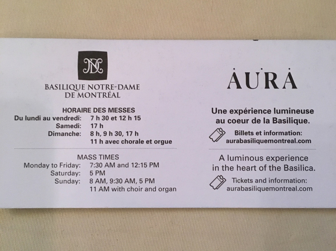 圣母大教堂（圣母圣殿）-蒙特利尔必去景点