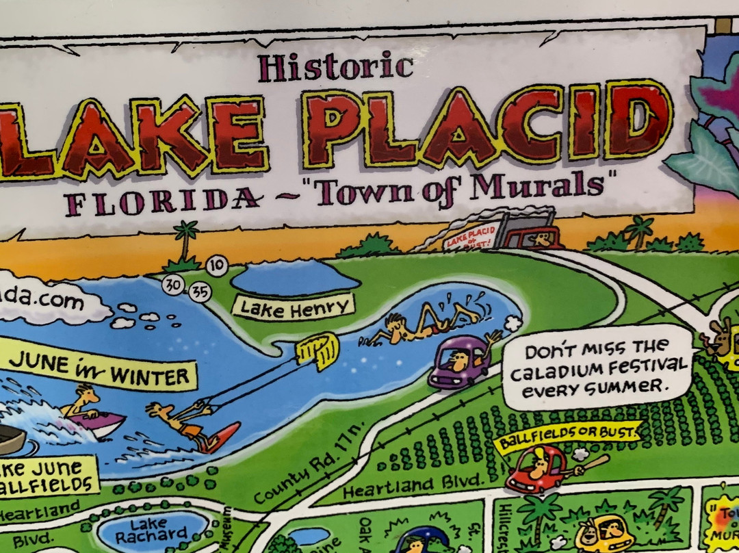 Murals of Lake Placid景点图片